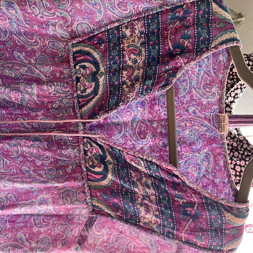 EUC ORIGINAL & VINTAGE GEETA Peasant top SIZE M Hand wash only - Picture 5 of 11